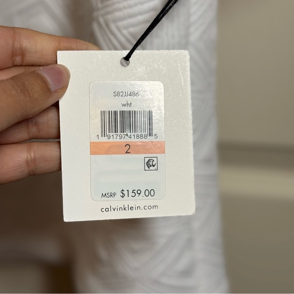 Calvin Klein Suits Women's White
Textured Open Front Blazer Jacket Size
2 - Picture 5 of 8